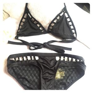Victoria’s Secret black cutout bikini small/xsmall